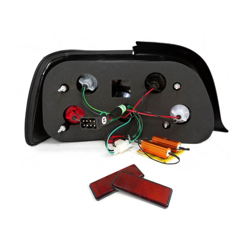 LED Tail Lights BMW E36 Coupe 328i / M3 (1992-1998) Red Tint - K2 Industries