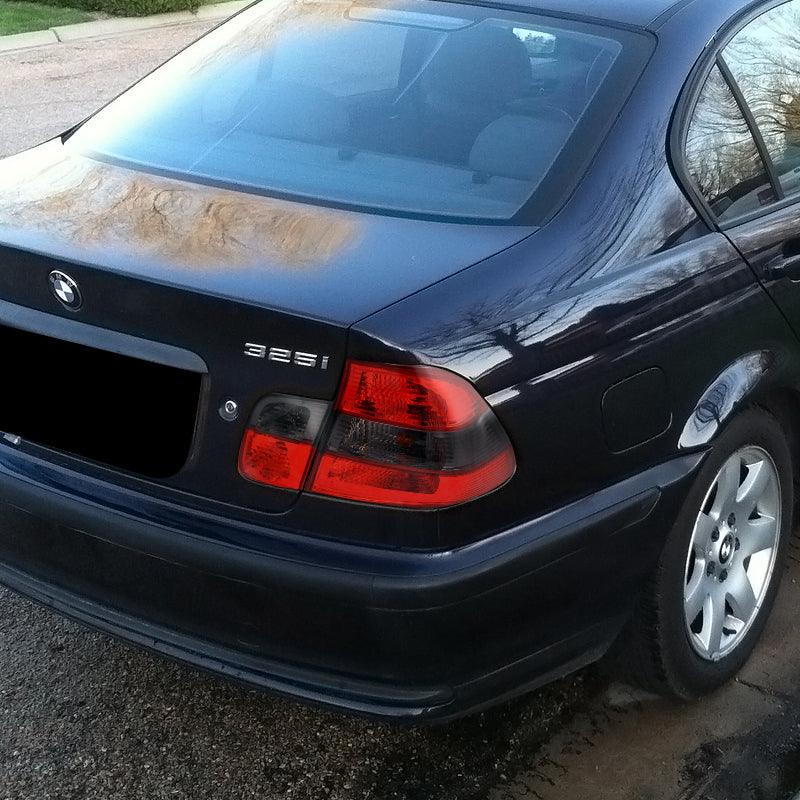 LED Tail Lights BMW 323i 325i 328i 330i E46 Sedan (1999-2001) Red Tint - K2 Industries