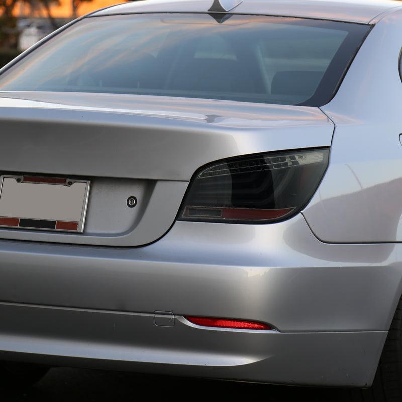 LED Tail Lights BMW E60 525i/528i 530i/535i 540i/545i 550i M5 (08-10) Red / Chrome / Black - K2 Industries