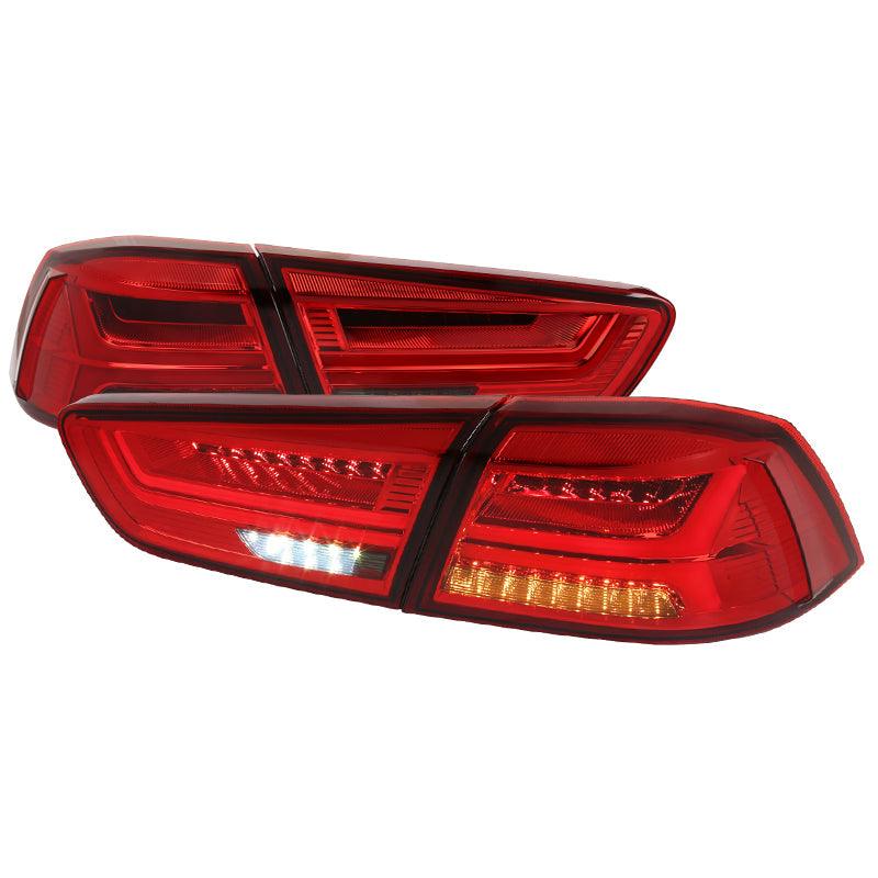 Tail Lights Mitsubishi Lancer EVO 10/X (08-15) Sequential Red/Smoke - K2 Industries