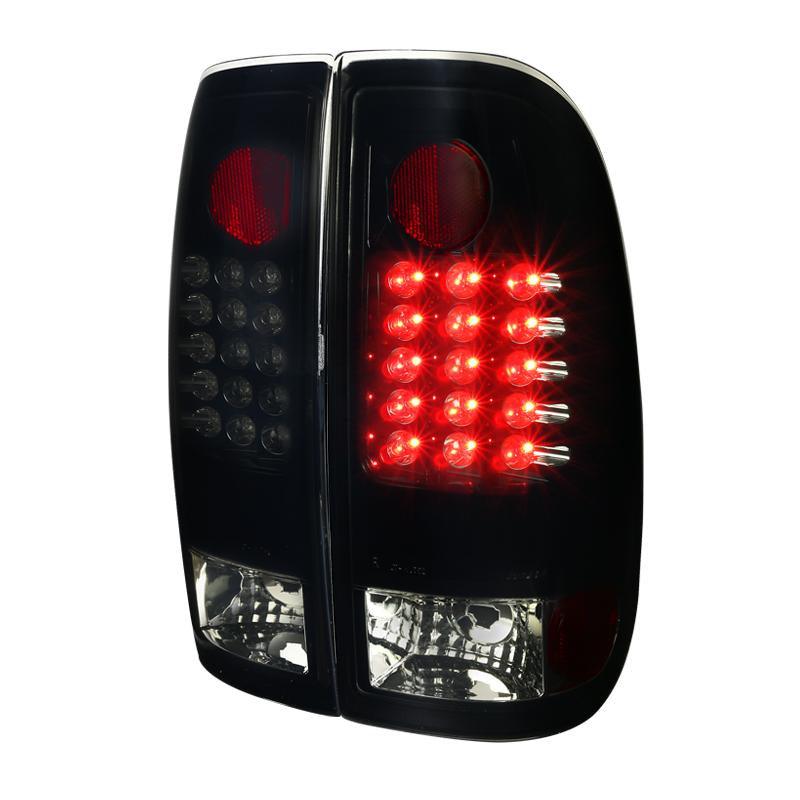 Spec-D Tail Lights Ford F250 F350 F450 F550 F650 (08-16) LED Black / Clear / Smoked