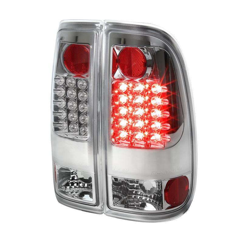 Spec-D Tail Lights Ford F250 F350 F450 F550 F650 (08-16) LED Black / Clear / Smoked