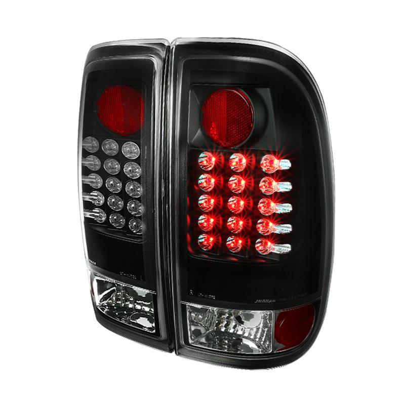 Spec-D Tail Lights Ford F250 F350 F450 F550 F650 (08-16) LED Black / Clear / Smoked