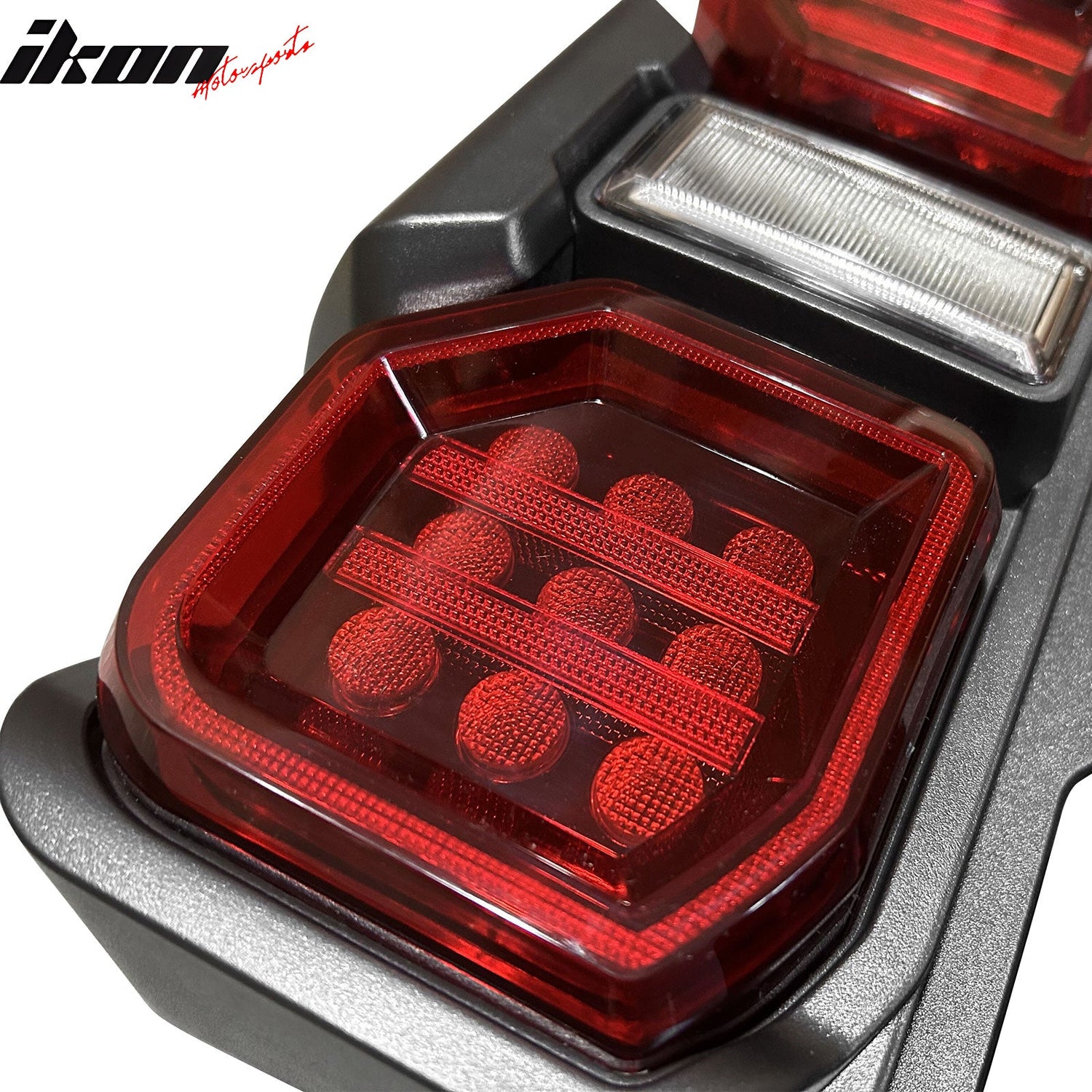 2021-2024 Ford Bronco Red LED Tail Lights Rear Lamps Assembly Pair