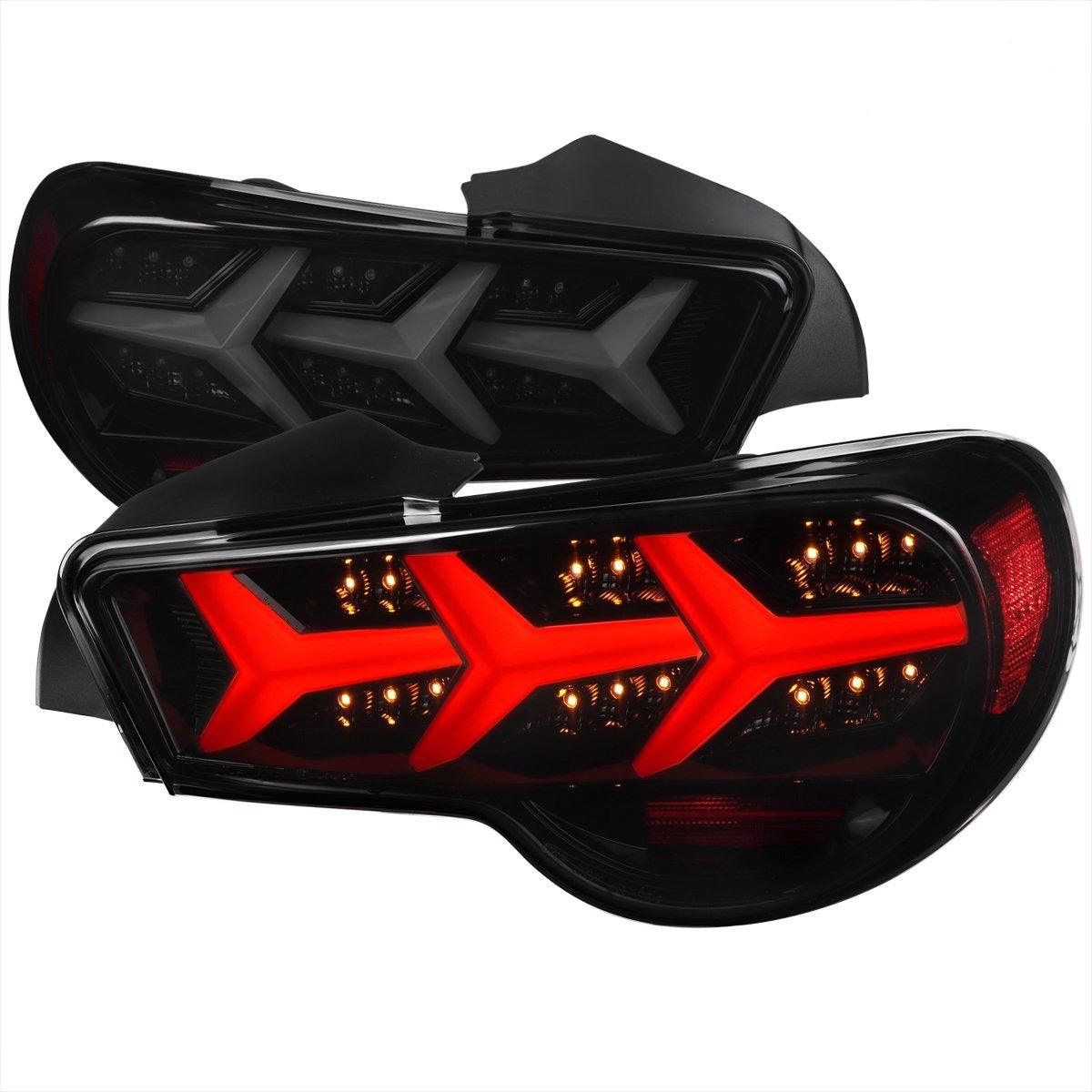 Tail Lights Scion FRS / BRZ (2013-2016) Lambo Aventador Style w/ Sequential LED - K2 Industries