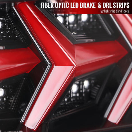 Tail Lights Scion FRS / BRZ (2013-2016) Lambo Aventador Style w/ Sequential LED - K2 Industries