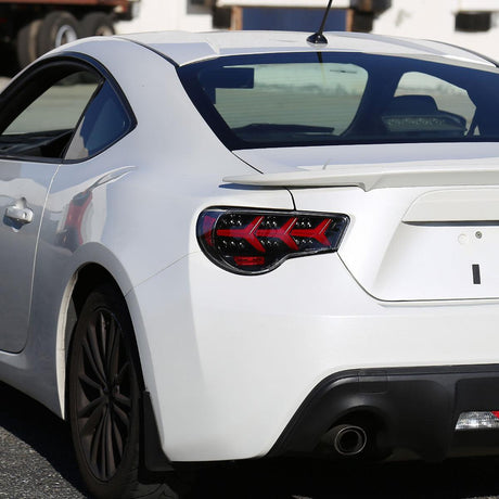 Tail Lights Scion FRS / BRZ (2013-2016) Lambo Aventador Style w/ Sequential LED - K2 Industries