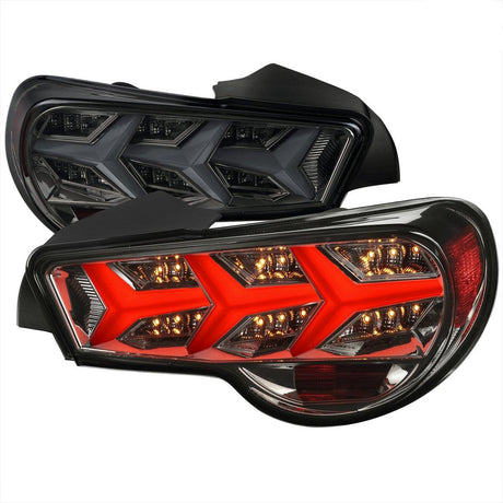 Tail Lights Scion FRS / BRZ (2013-2016) Lambo Aventador Style w/ Sequential LED - K2 Industries