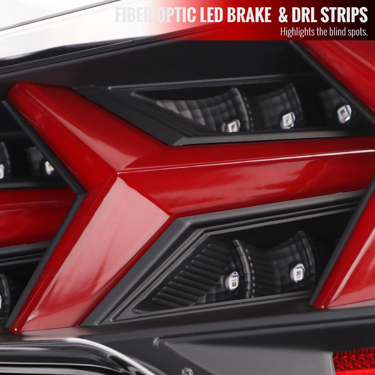 Tail Lights Scion FRS / BRZ (2013-2016) Lambo Aventador Style w/ Sequential LED - K2 Industries