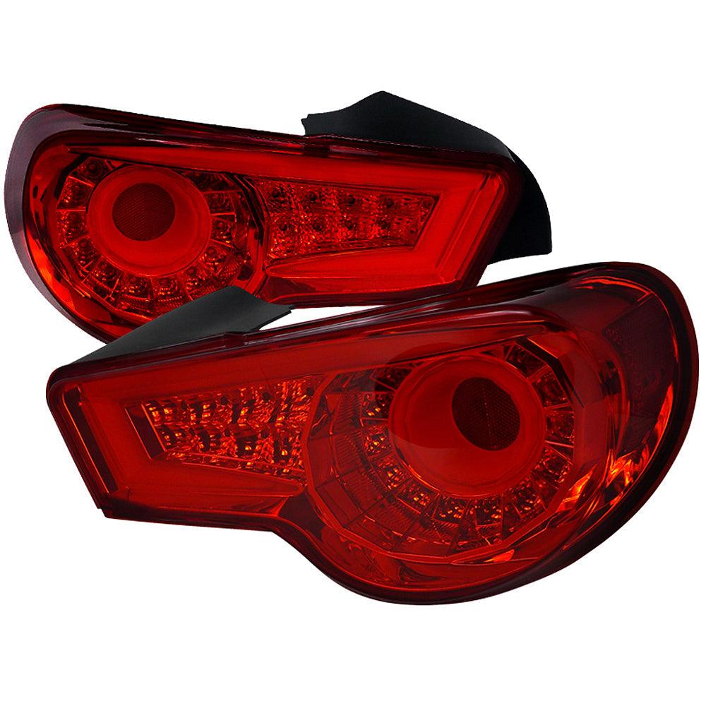 Tail Lights Scion FRS / Subaru BRZ (13-16) Sequential - Pearl Black or Red - K2 Industries