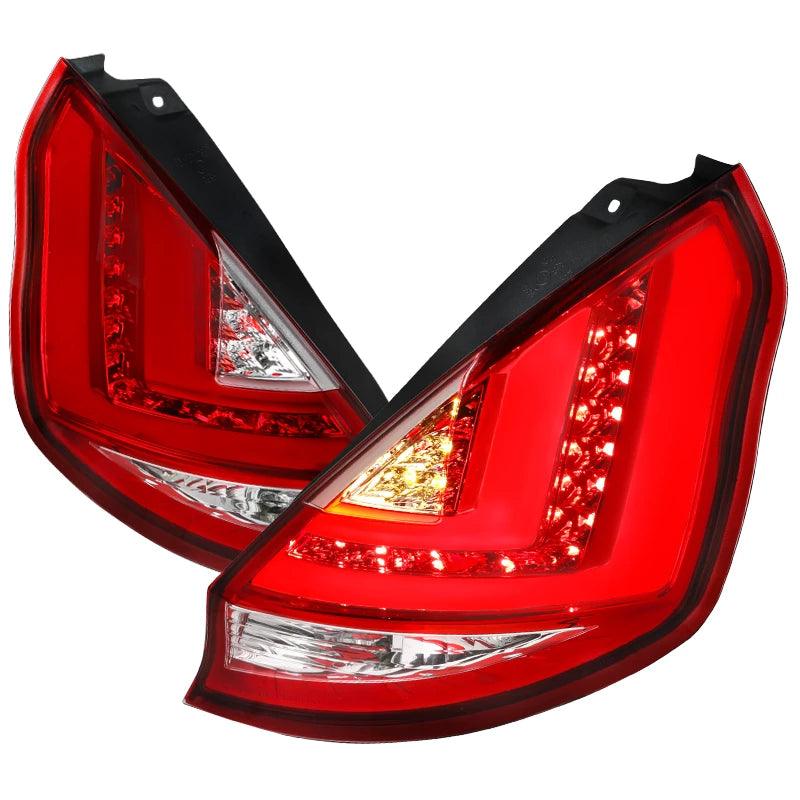 Spec-D LED Tail Lights Ford Fiesta (2011-2012-2013) Red or Smoke