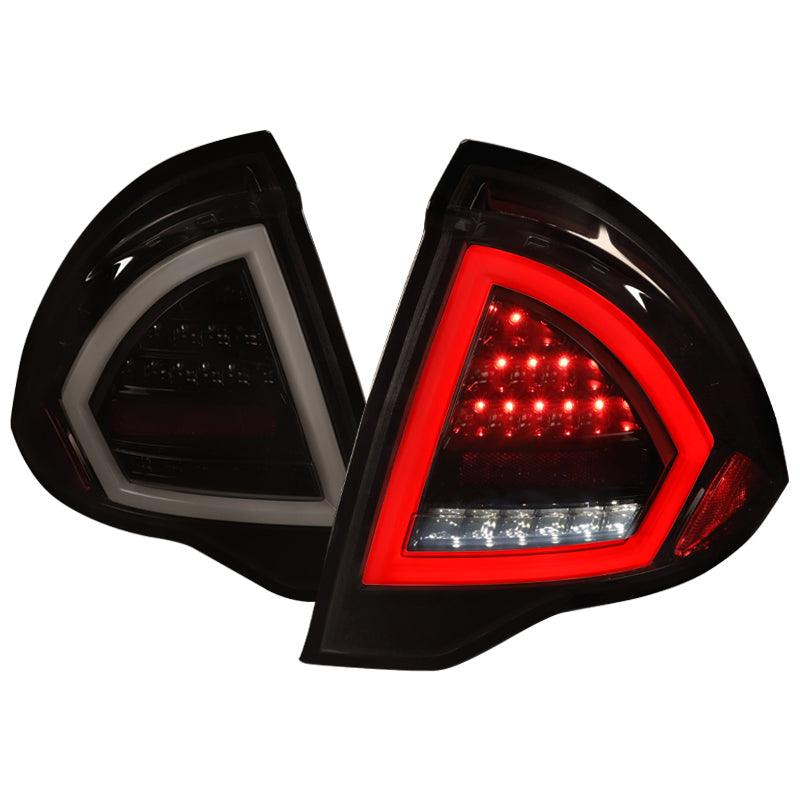 Spec-D Tail Lights Ford Fusion (2010-2011-2012) LED Bar - Red, Black, Chrome or Smoked