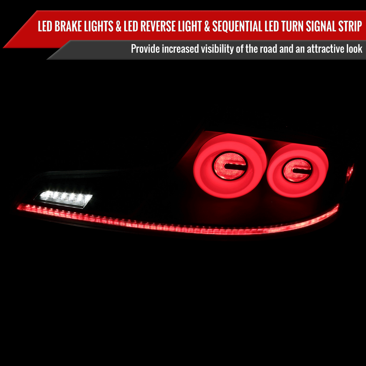 Infiniti G35 Coupe LED Sequential w/ Breathing Light Effect Tail Lights (2003-2007) - K2 Industries