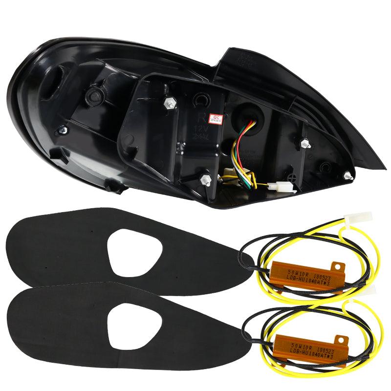 Hyundai Genesis Coupe Sequential Turn Signal - Black / Red / Smoke Tail Lights (2010-2016) - K2 Industries