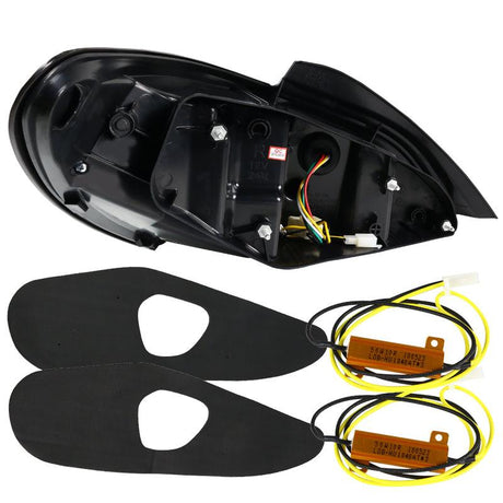 Hyundai Genesis Coupe Sequential Turn Signal - Black / Red / Smoke Tail Lights (2010-2016) - K2 Industries