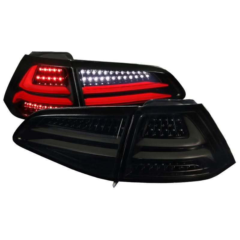 Spec-D LED Tail Lights VW Golf / GTI MK7 (2015-2017) Smoke, Red or Clear