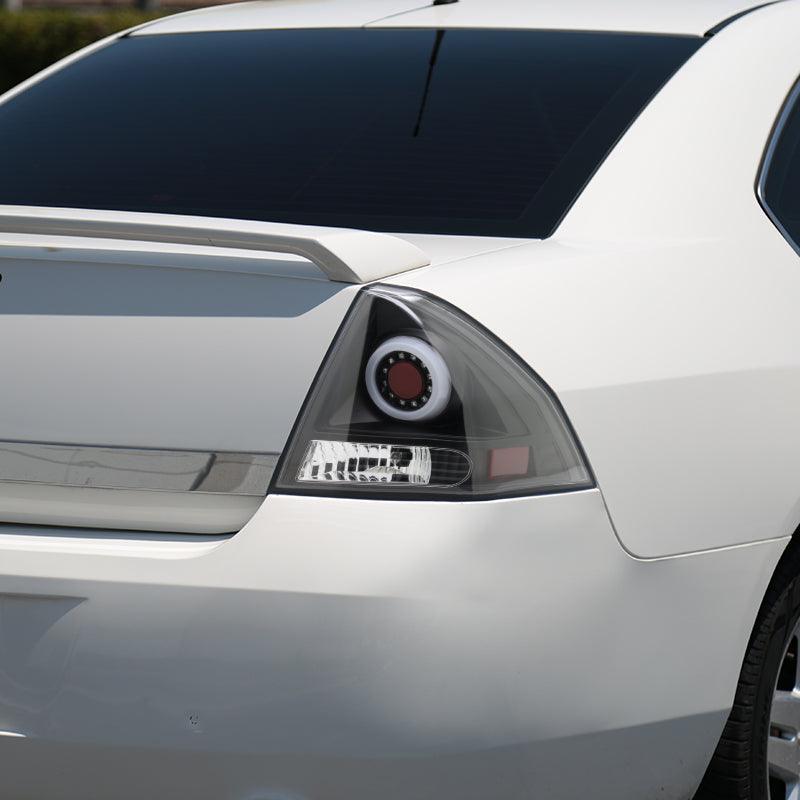 Spec-D LED Tail Lights Chevy Impala (2006-2016) Halo Smoke, Red or Black