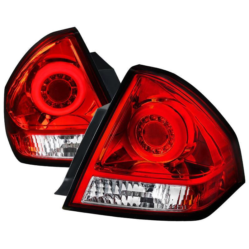 Spec-D LED Tail Lights Chevy Impala (2006-2016) Halo Smoke, Red or Black