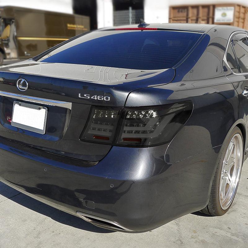 Tail Lights Lexus LS460 (2007-2008-2009) LED Red or Smoked - K2 Industries