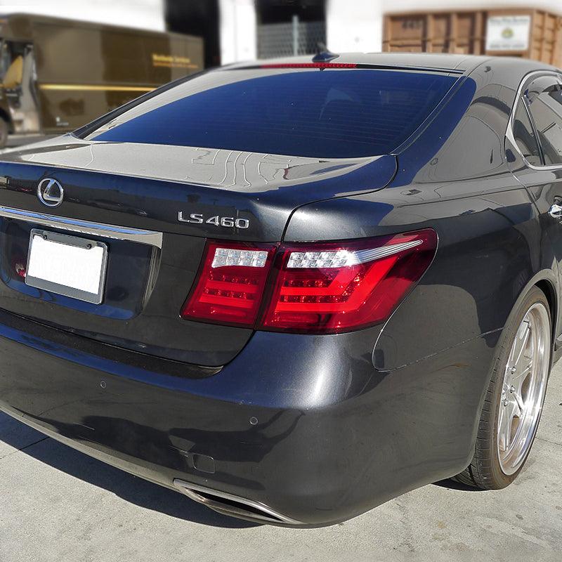 Tail Lights Lexus LS460 (2007-2008-2009) LED Red or Smoked - K2 Industries
