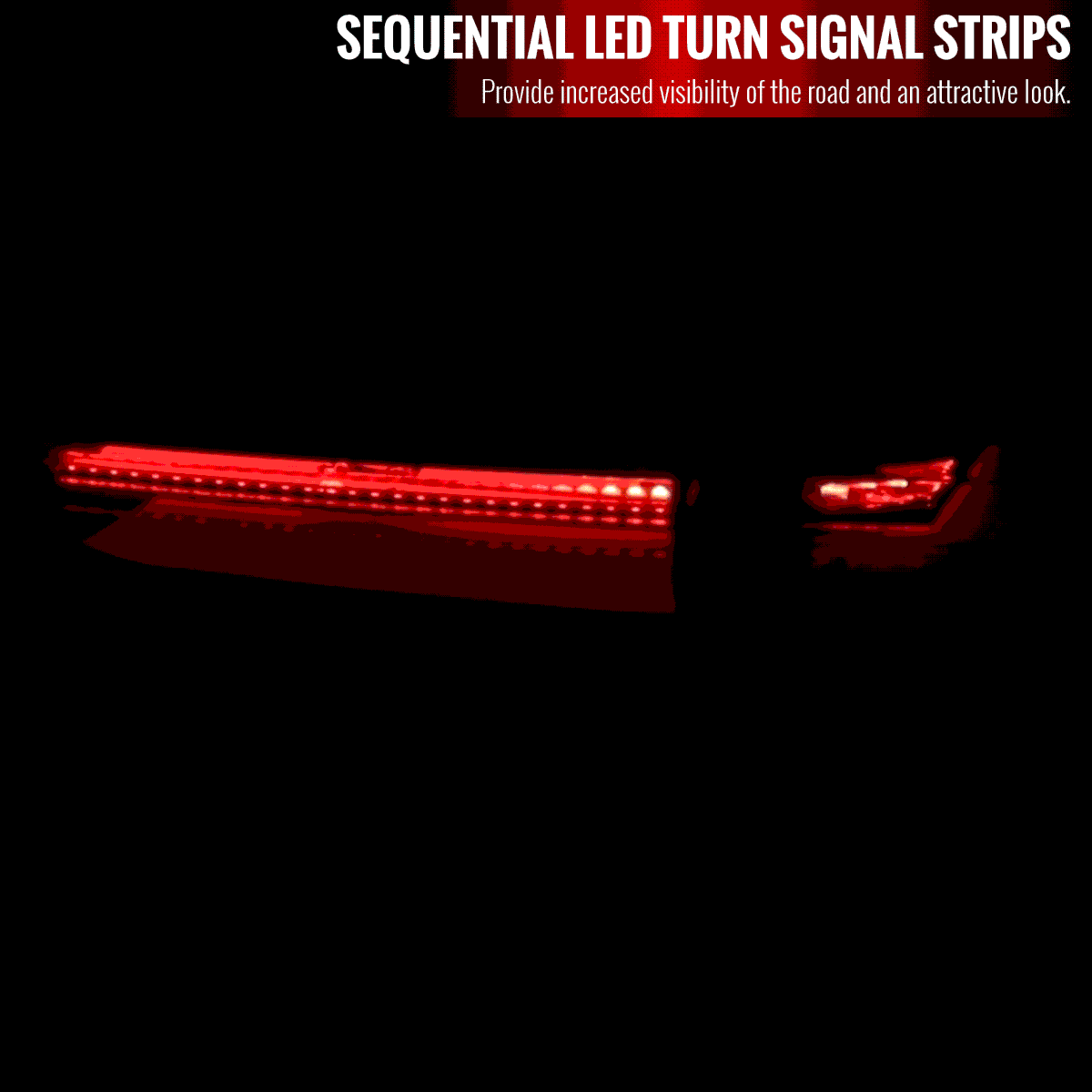 Spec-D Tail Lights Toyota RAV4 (2019-2023) Sequential LED Bar