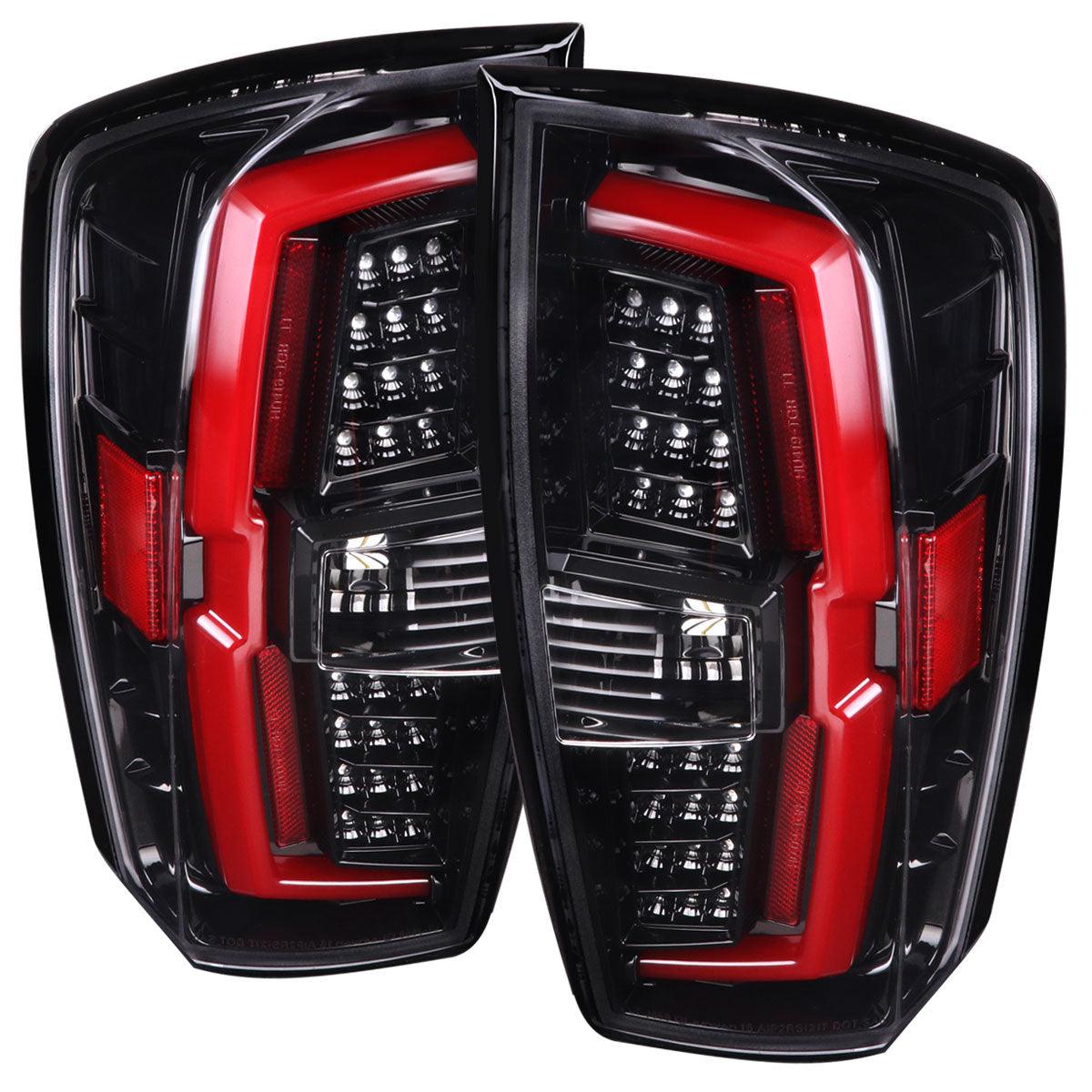 Spec-D Tail Lights Toyota Tacoma (2016-2021) LED BAR - Smoked, Clear or Black