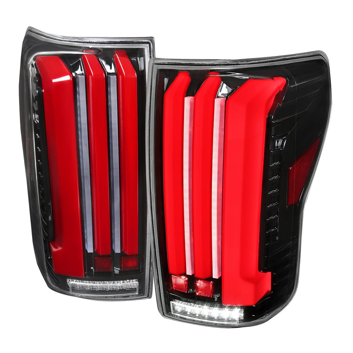 Spec-D Tail Lights Toyota Tundra (2007-2013) Facelift Full LED Black or Smoked