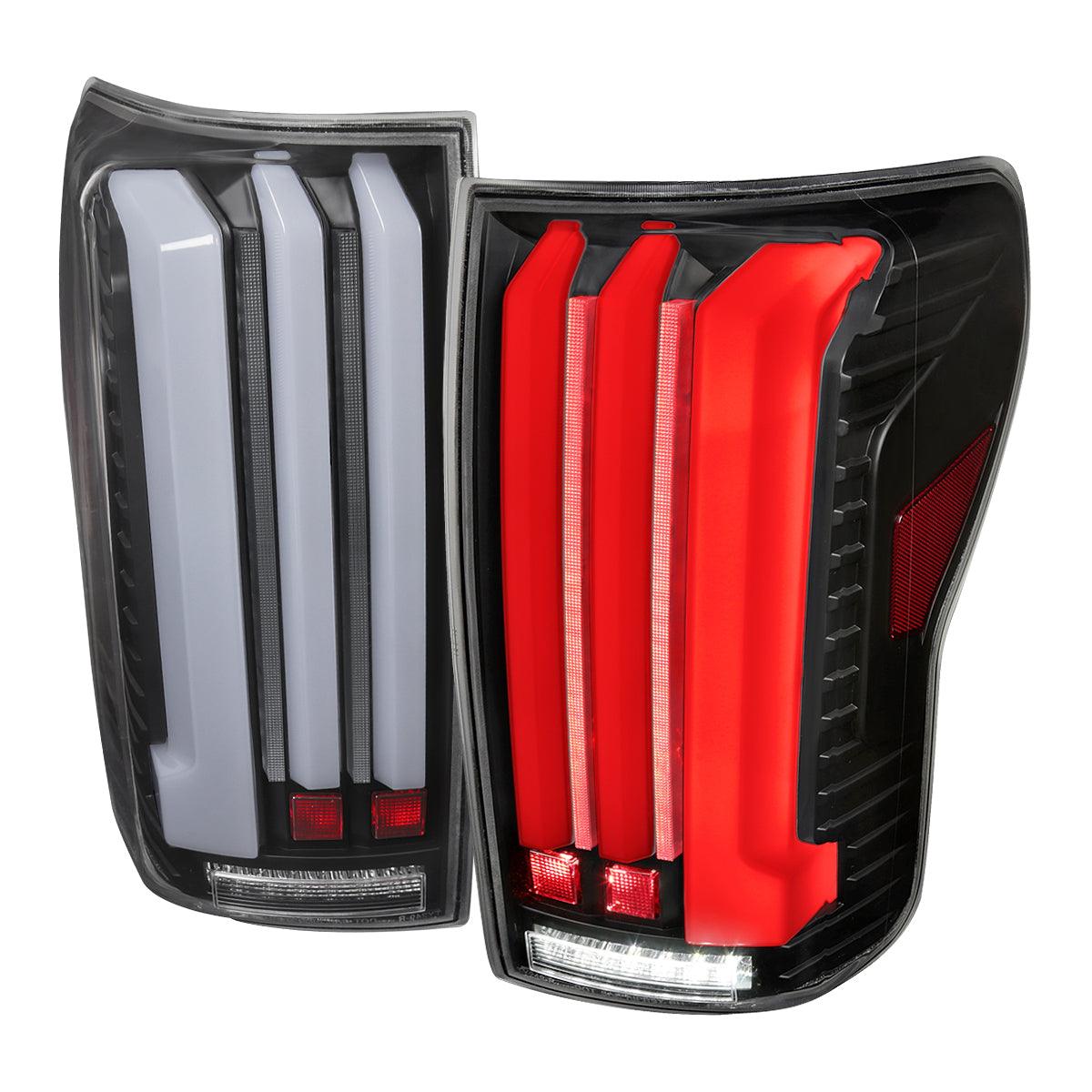 Spec-D Tail Lights Toyota Tundra (2007-2013) Facelift Full LED Black or Smoked