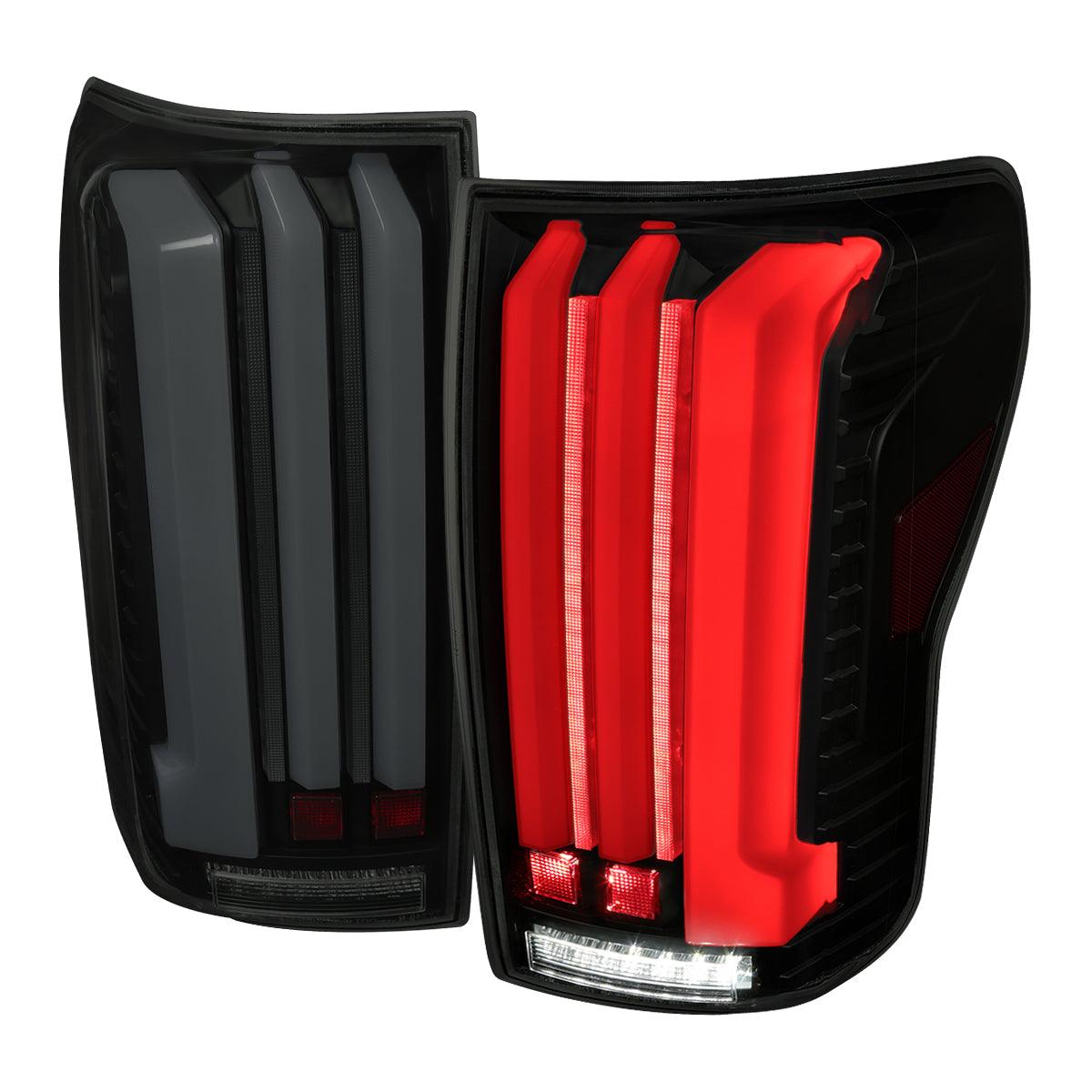 Spec-D Tail Lights Toyota Tundra (2007-2013) Facelift Full LED Black or Smoked