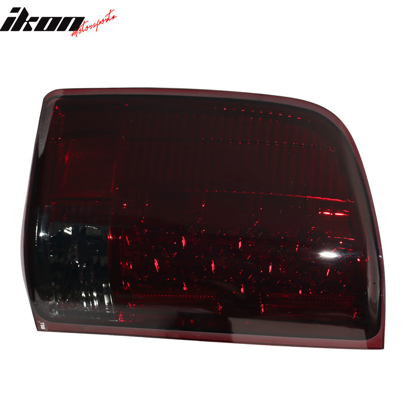 Fits 07-13 Chevy Silverado LED C Tail Light Housing Red Smoke Lens