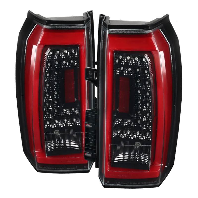 Spec-D LED Tail Lights GMC Yukon / Yukon XL (2015-2020) Black / Smoke / Red
