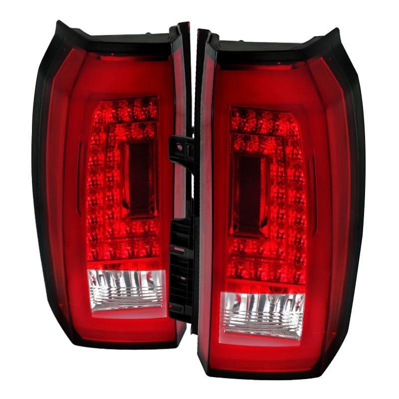 Spec-D LED Tail Lights GMC Yukon / Yukon XL (2015-2020) Black / Smoke / Red
