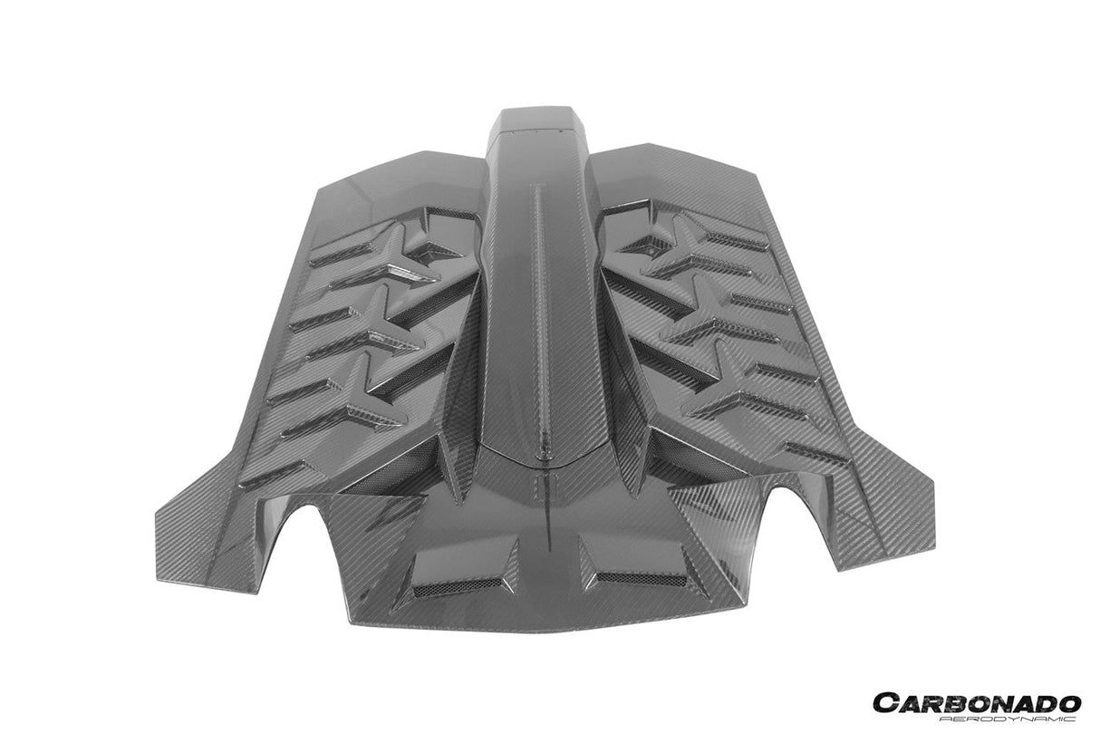2011-2021 Lamborghini Aventador Coupe CA Style Carbon Fiber Engine Hood And Wing | Fits LP700, LP720, LP750, LP740