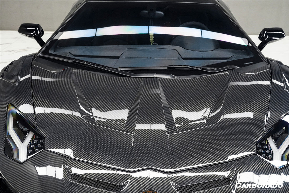 2011-2021 Lamborghini Aventador LP700 LP720 LP750 LP740 Coupe and Roadster CA Style Hood