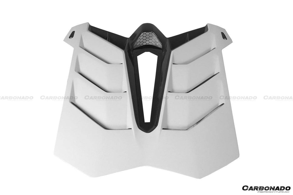 2011-2021 Lamborghini Aventador LP700 LP740 LP750 Coupe Roadster SVJ Style Part DRY Carbon Fiber Engine Hood And Wing