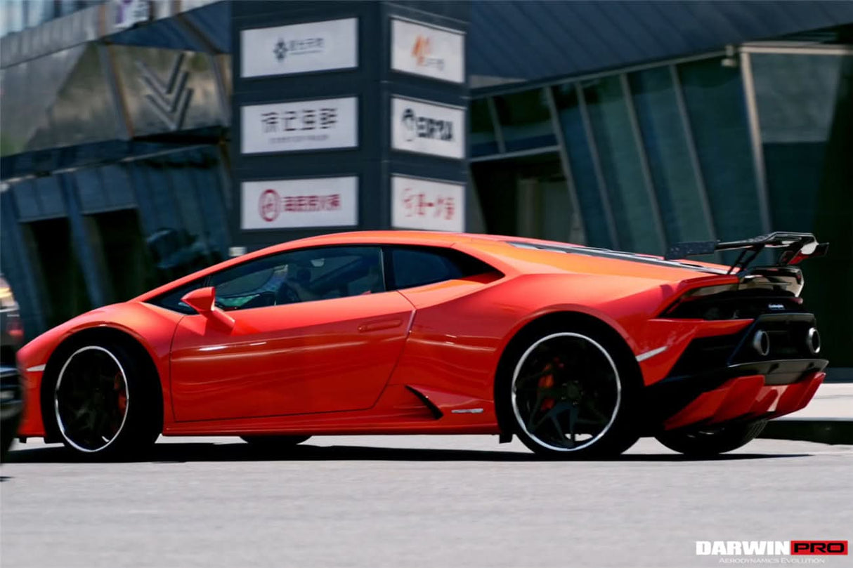2015-2025 Lamborghini Huracan LP610 & LP580 & EVO & Tecnica OD Style Dry Carbon Trunk Spoiler Wing With Base