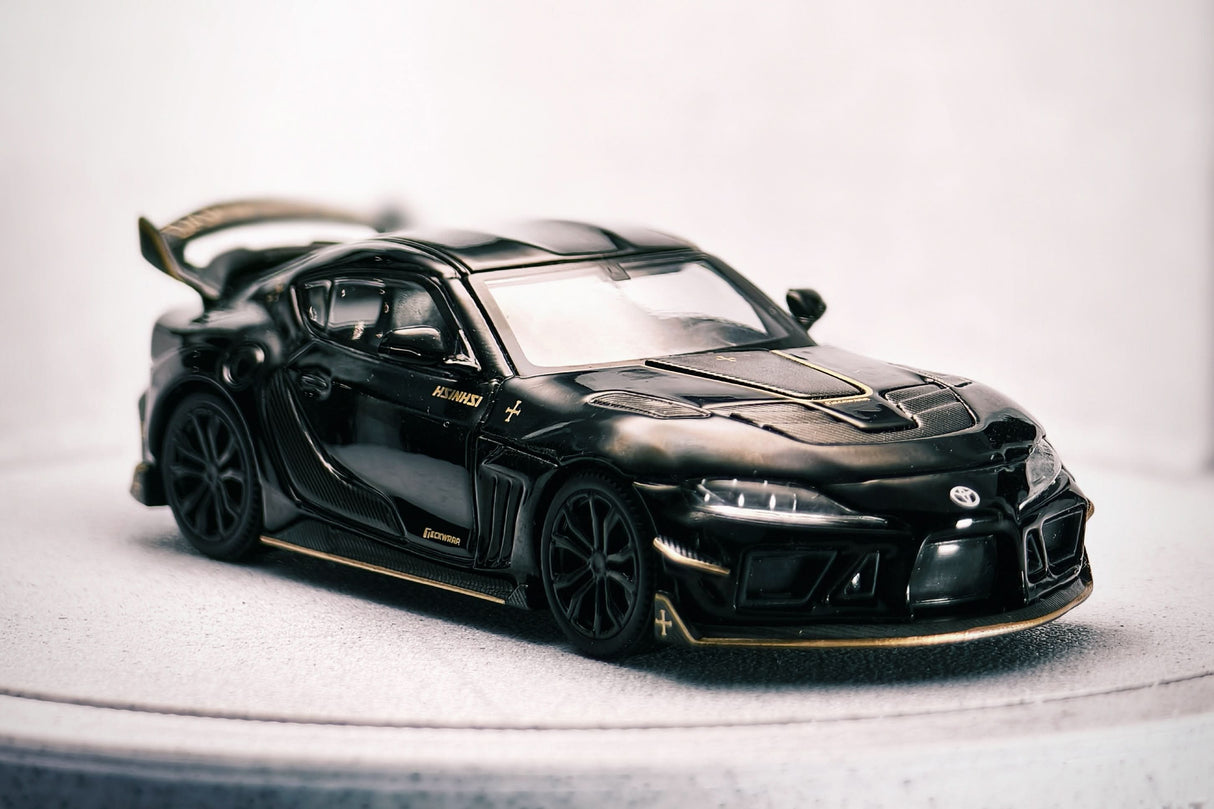 Limited Edition 1:64 Scale Diecast Toyota GR Supra A90 A91 Wide Body Model | Darwinpro And XCARTOYS BKSSII Carbon Fiber Kit