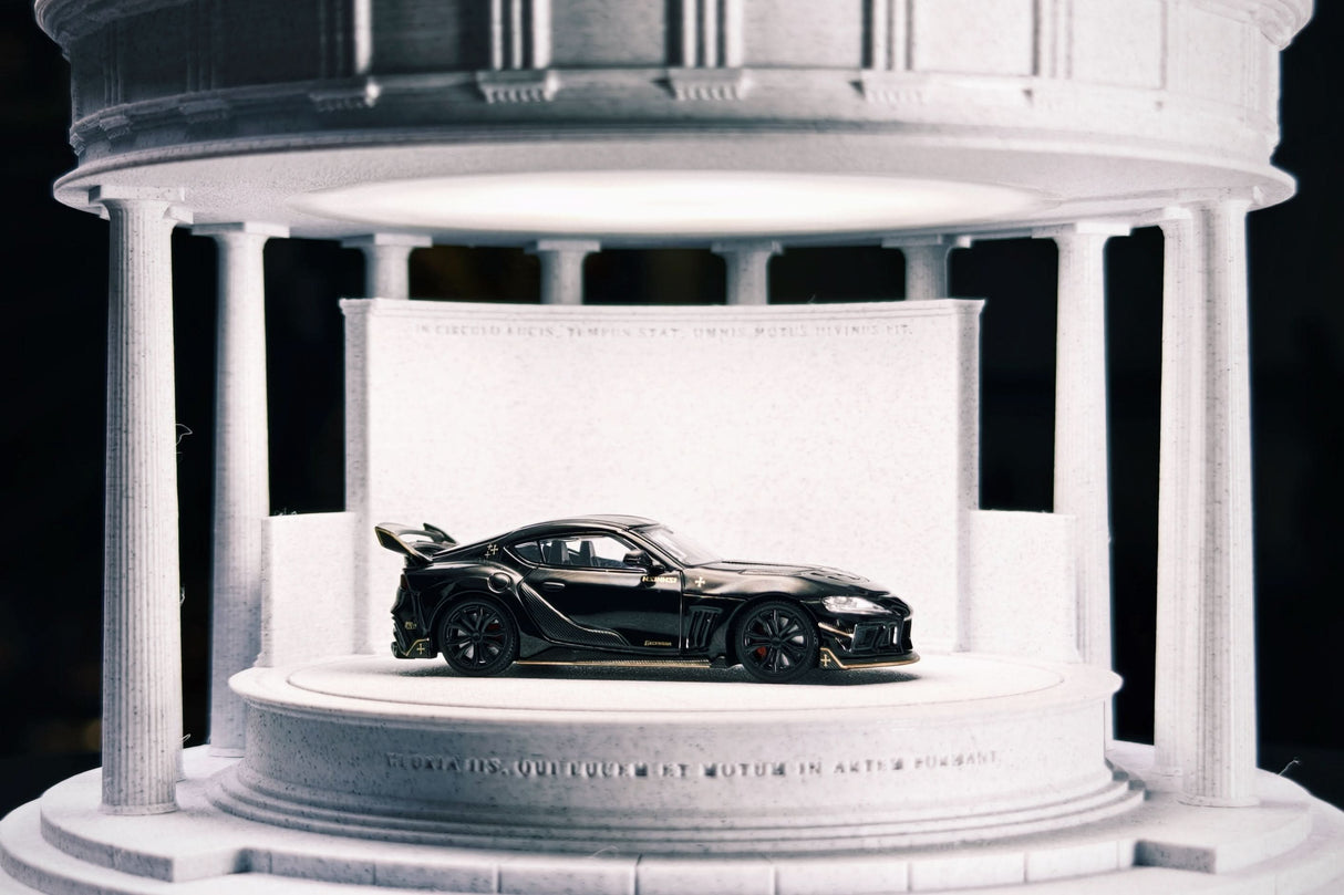 Limited Edition 1:64 Scale Diecast Toyota GR Supra A90 A91 Wide Body Model | Darwinpro And XCARTOYS BKSSII Carbon Fiber Kit
