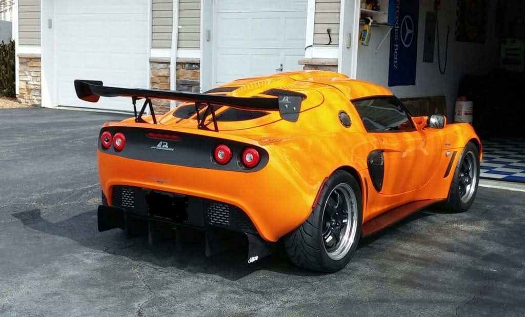 Lotus Exige 2005-2012 GTC200 Carbon Fiber Adjustable Wing