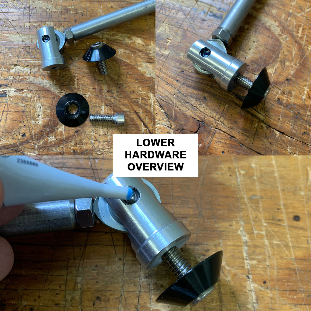 Premium GT4 Splitter Rods (Natural & Anodized)