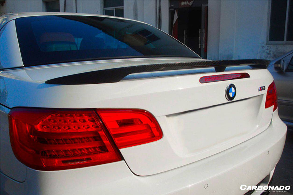 2008-2012 BMW 3 Series M3 E93 MP Style Carbon Fiber Trunk Spoiler