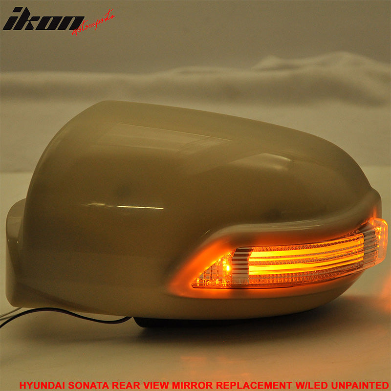 2004-2010 Sonata Side Mirror Outer Shell & CCFL Turn Signal