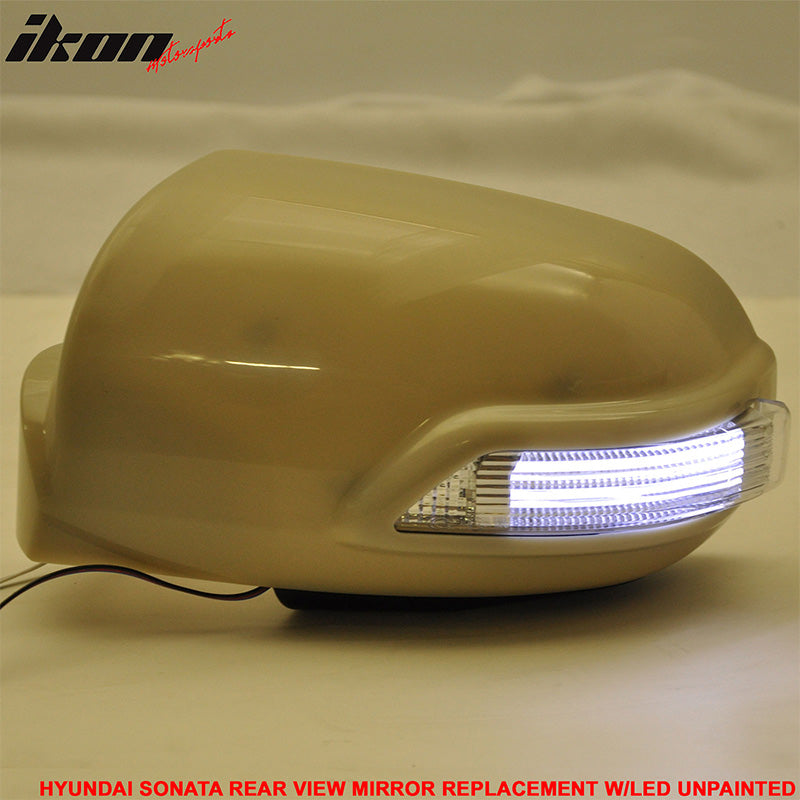 2004-2010 Sonata Side Mirror Outer Shell & CCFL Turn Signal