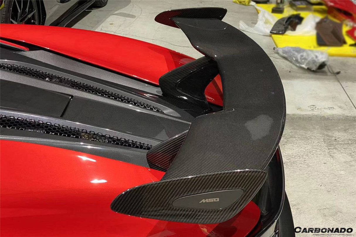 2015-2020 McLaren 540C 570S 570GT MS Style DRY Carbon Fiber Trunk Wing