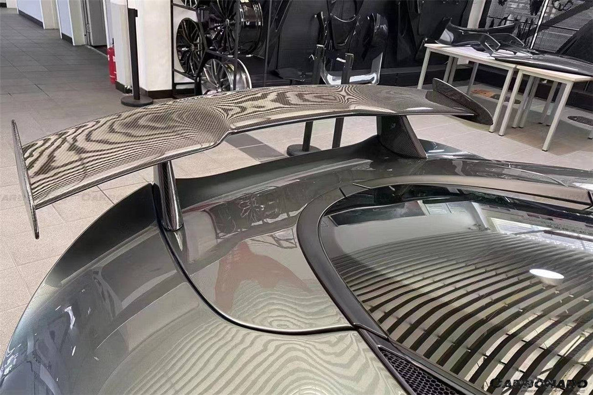2020-2023 McLaren GT Only MS Style DRY Carbon Fiber Trunk Wing