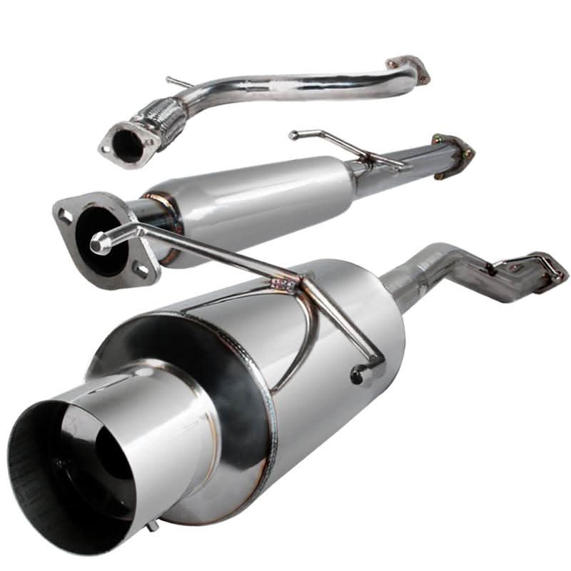 Spec-D Tuning Exhaust Honda Accord (94-97) N1 Muffler - Polished or Burnt Blue Tip