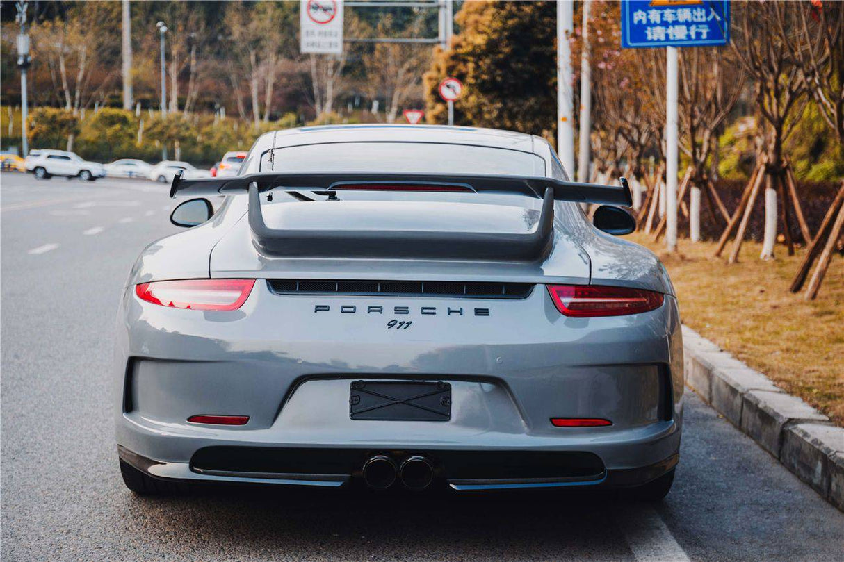 2012-2015 Porsche 911 991.1 Carrera S GT3 Style Rear Bumper Middle Exhaust