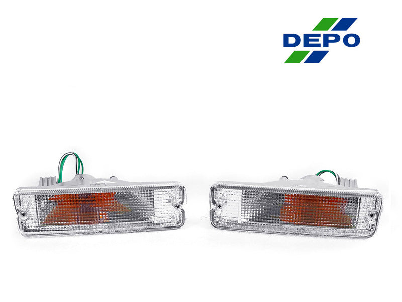 1989-1990 Nissan 240sx Clear Bumper Signal Lights