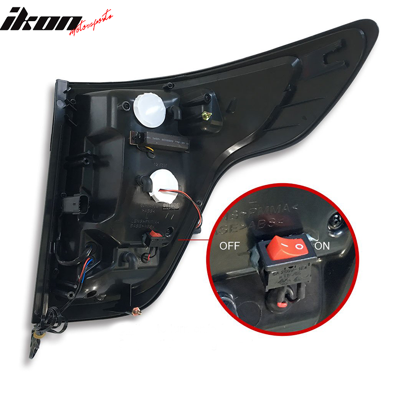 Fits 11-15 Ford Explorer Sequential Tail Lights Clear Lens Red Housing