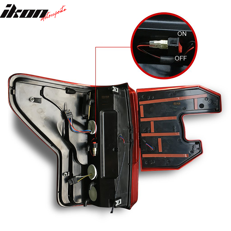 Fits 07-13 Toyota Tundra Sequential Tail Lights Clear Lens Housing